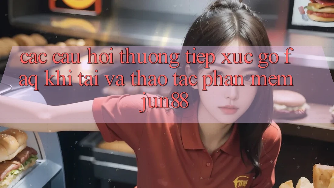 Các Câu Hỏi Thường Tiếp xúc gỡ (FAQ) Khi Tải Và Thao tác Phần mềm Jun88