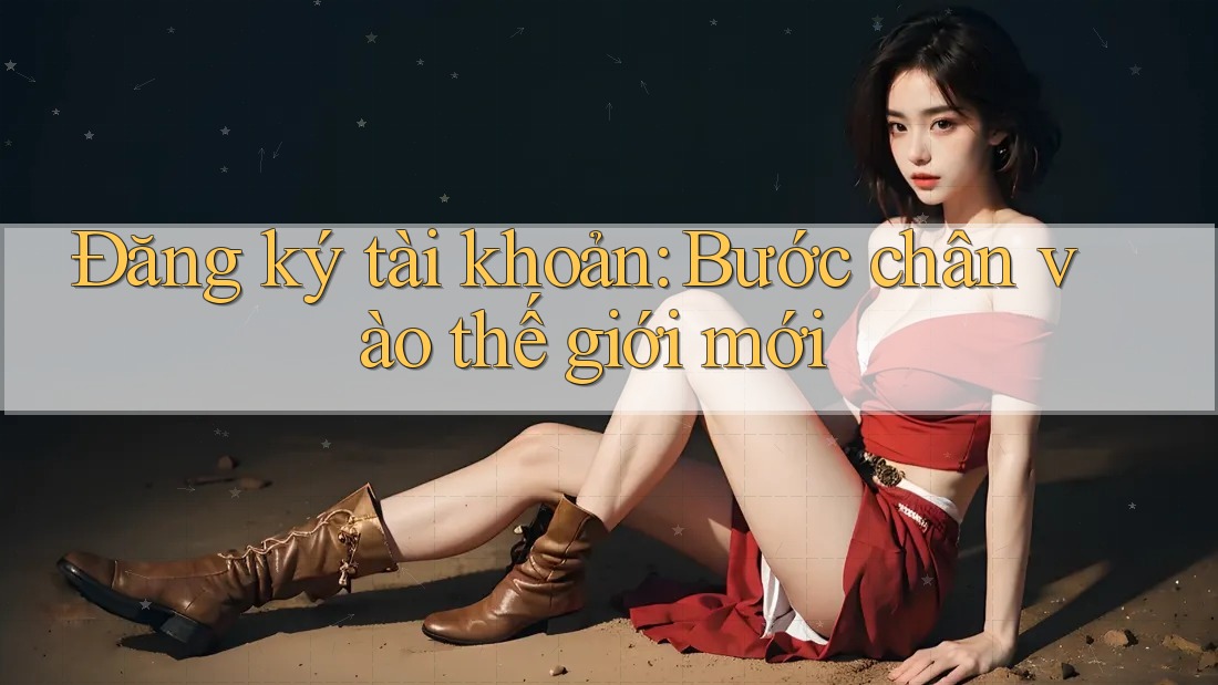 Đăng ký tài khoản: Bước chân vào thế giới mới Đăng ký tài khoản: Bước chân vào thế giới mới