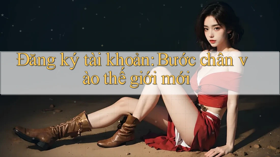 Đăng ký tài khoản: Bước chân vào thế giới mới
