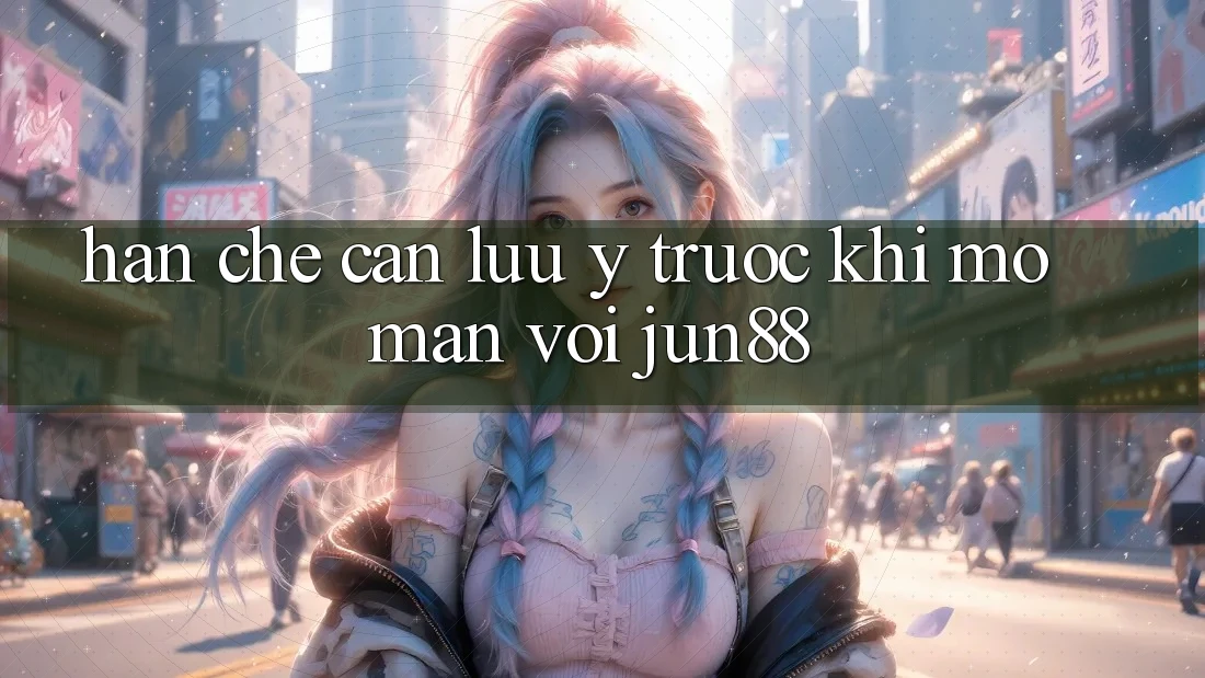 Hạn chế cần lưu ý trước khi mở màn với jun88