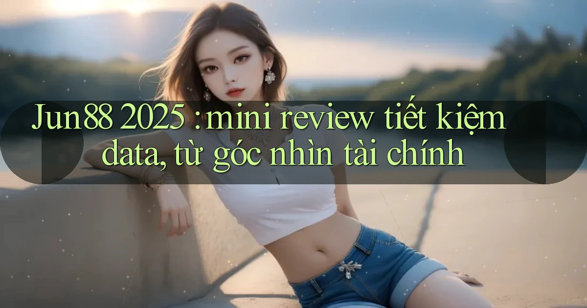 Jun88 2025 mini review tiết kiệm data, từ góc nhìn tài chính