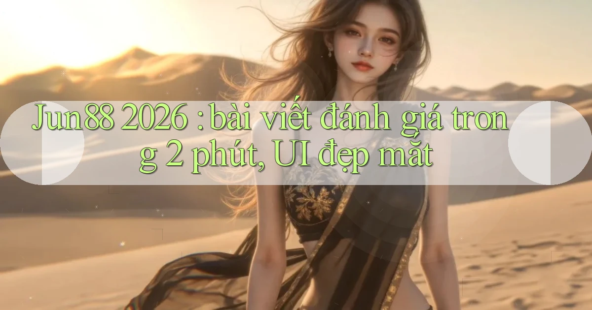 Jun88 2026 bài viết đánh giá trong 2 phút, UI đẹp mắt