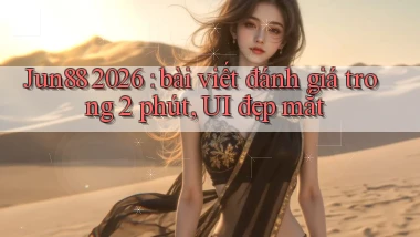 Jun88 2026 bài viết đánh giá trong 2 phút, UI đẹp mắt
