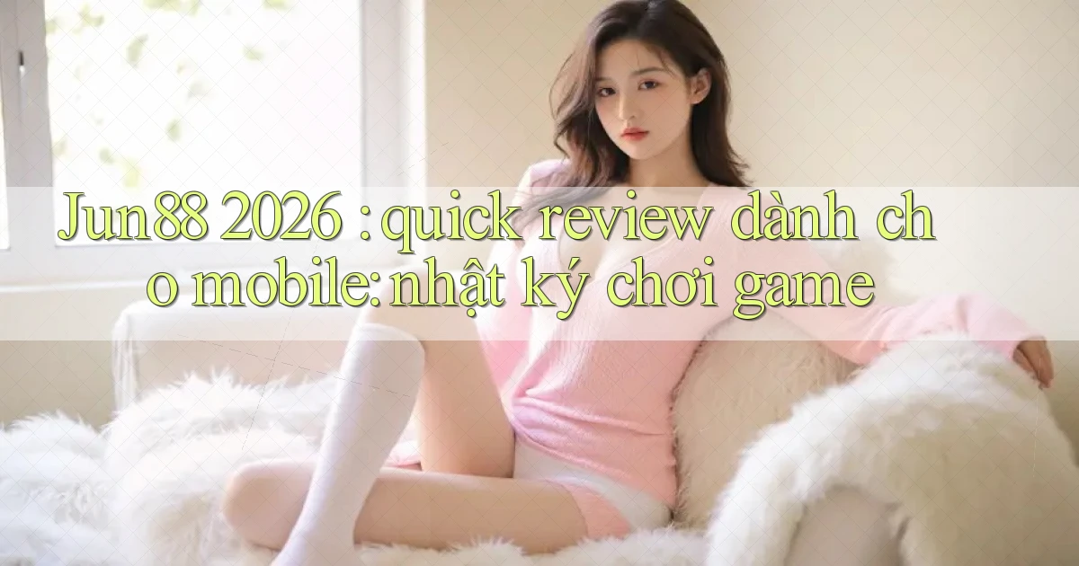 Jun88 2026 quick review dành cho mobile nhật ký chơi game