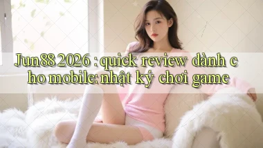 Jun88 2026 quick review dành cho mobile nhật ký chơi game