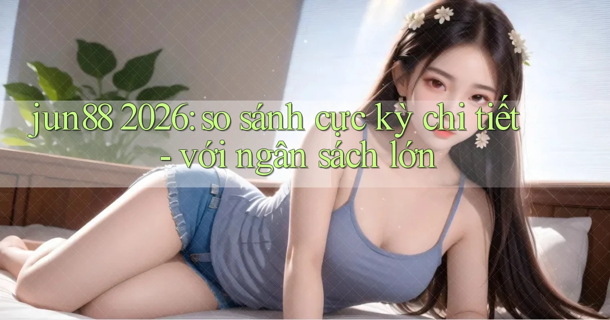 jun88 2026 so sánh cực kỳ chi tiết   với ngân sách lớn