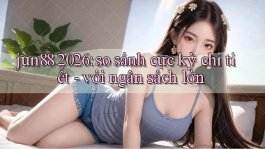 jun88 2026 so sánh cực kỳ chi tiết   với ngân sách lớn