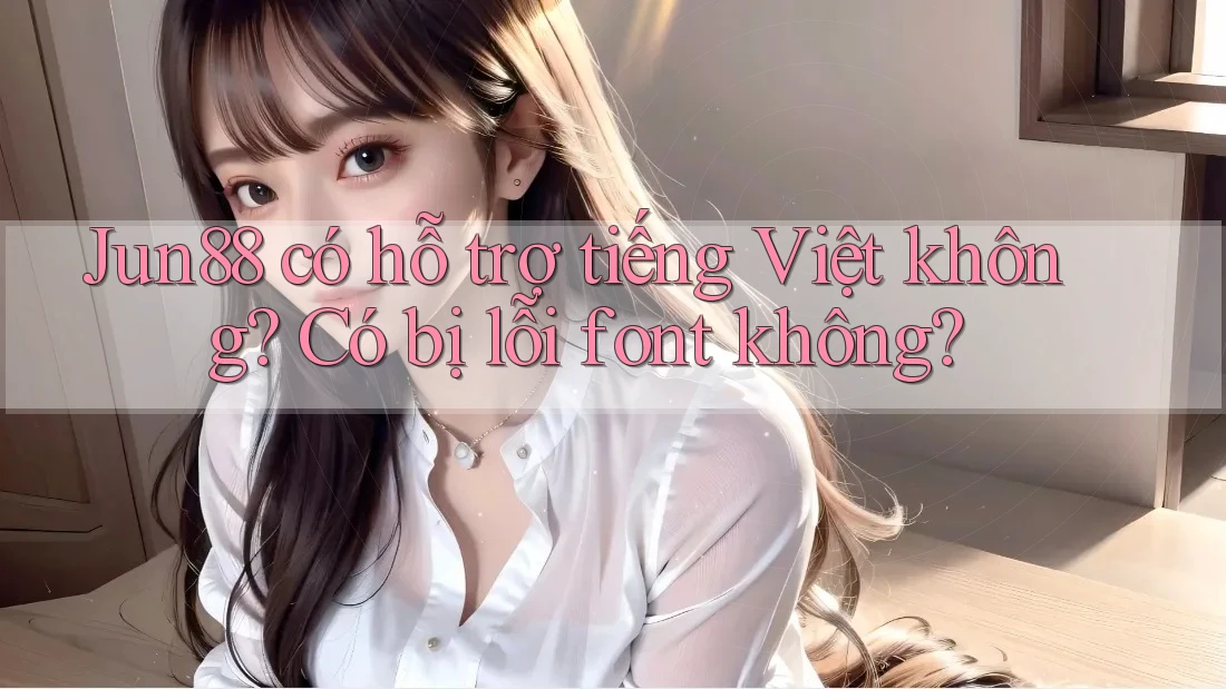 Jun88 có hỗ trợ tiếng Việt không? Có bị lỗi font không? Jun88 có hỗ trợ tiếng Việt không? Có bị lỗi font không?