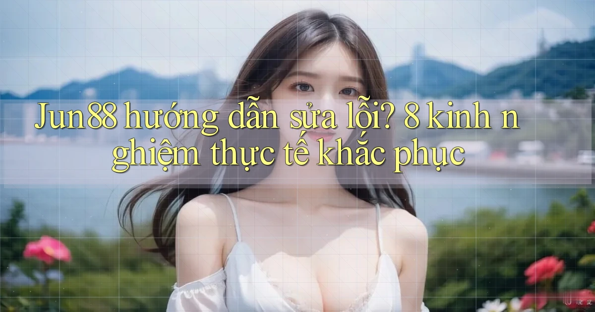 Jun88 hướng dẫn sửa lỗi 8 kinh nghiệm thực tế khắc phục