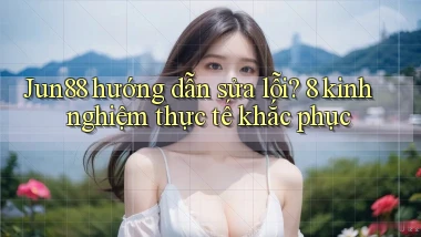 Jun88 hướng dẫn sửa lỗi 8 kinh nghiệm thực tế khắc phục