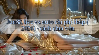 Jun88, live vs auto chi phí thấp (2026)   cách chia vốn