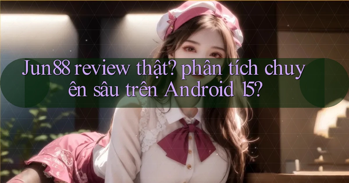 Jun88 review thật phân tích chuyên sâu trên Android 15
