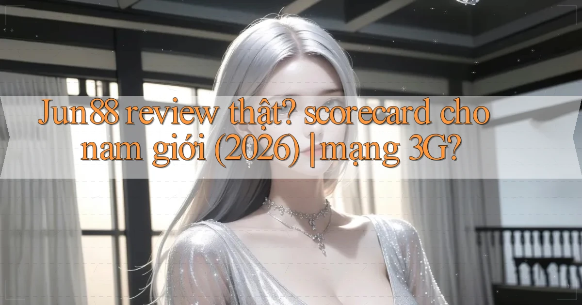 Jun88 review thật scorecard cho nam giới (2026) mạng 3G