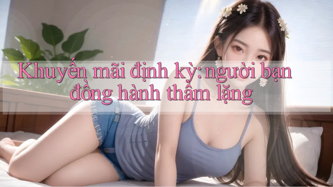 Khuyến mãi định kỳ: người bạn đồng hành thầm lặng Khuyến mãi định kỳ: người bạn đồng hành thầm lặng