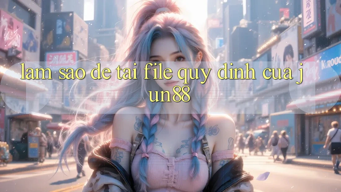 Làm sao để tải file quy định của jun88?