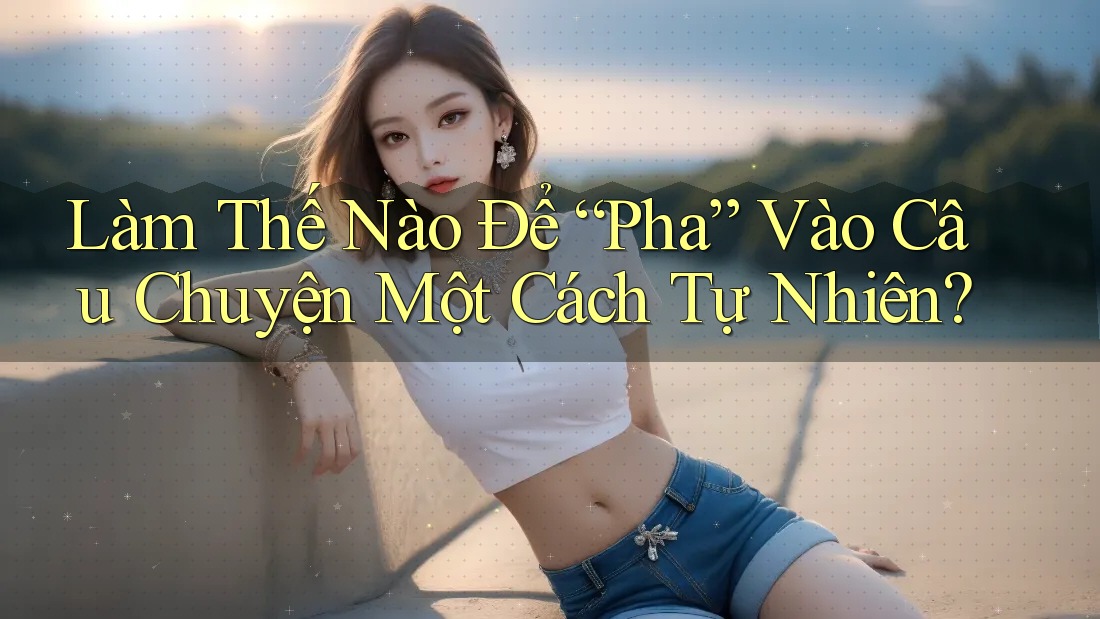 Làm Thế Nào Để “Pha” Vào Câu Chuyện Một Cách Tự Nhiên? Làm Thế Nào Để “Pha” Vào Câu Chuyện Một Cách Tự Nhiên?