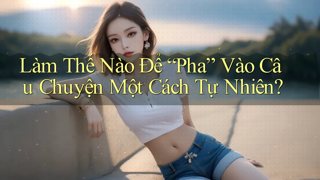 Làm Thế Nào Để “Pha” Vào Câu Chuyện Một Cách Tự Nhiên? Làm Thế Nào Để “Pha” Vào Câu Chuyện Một Cách Tự Nhiên?