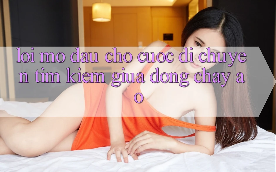 LỜI MỞ ĐẦU CHO CUỘC DI CHUYỂN TÌM KIẾM GIỮA DÒNG CHẢY ẢO