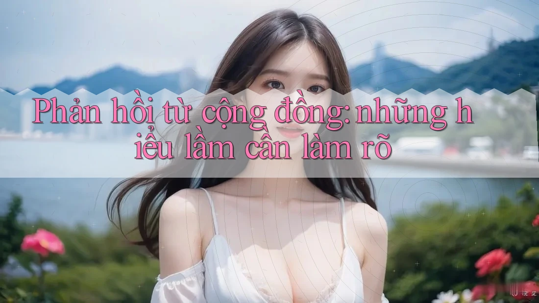 Phản hồi từ cộng đồng: những hiểu lầm cần làm rõ Phản hồi từ cộng đồng: những hiểu lầm cần làm rõ
