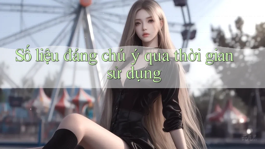 Số liệu đáng chú ý qua thời gian sử dụng Số liệu đáng chú ý qua thời gian sử dụng