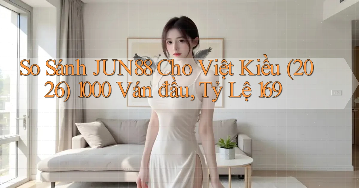 so sánh jun88 cho Việt kiều (2026) 1000 ván đầu, tỷ lệ 169