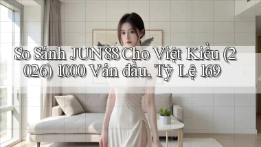 so sánh jun88 cho Việt kiều (2026) 1000 ván đầu, tỷ lệ 169