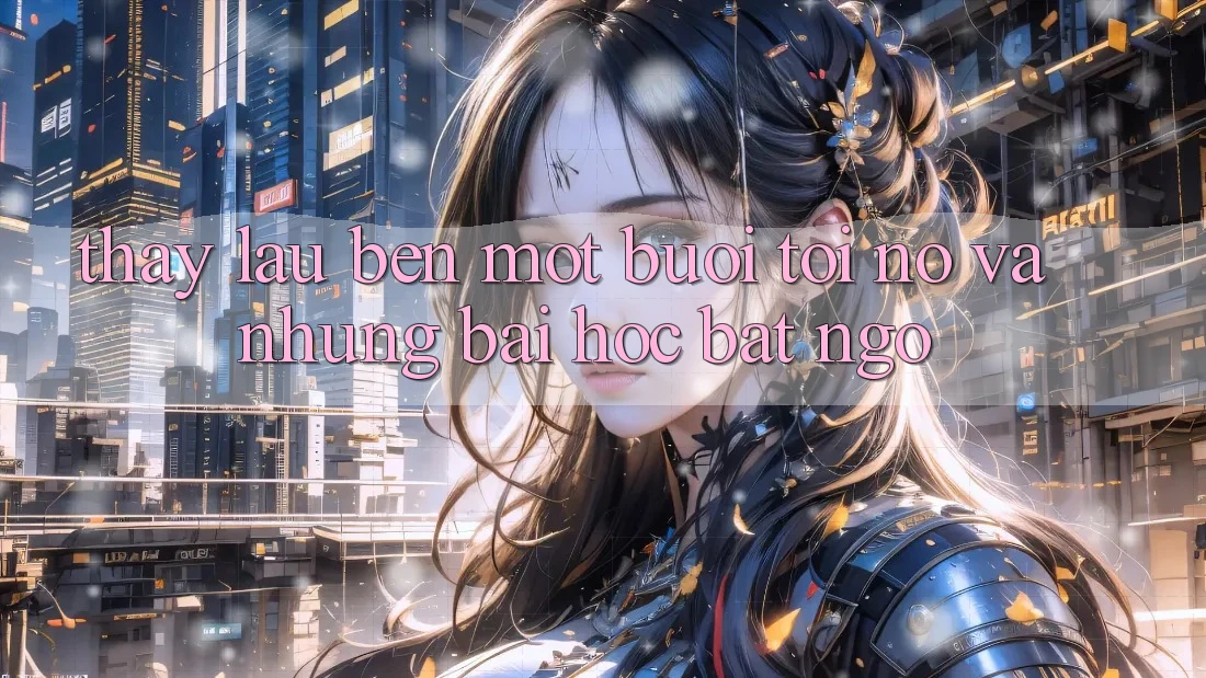 Thấy lâu bền — Một buổi tối nọ và những bài học bất ngờ