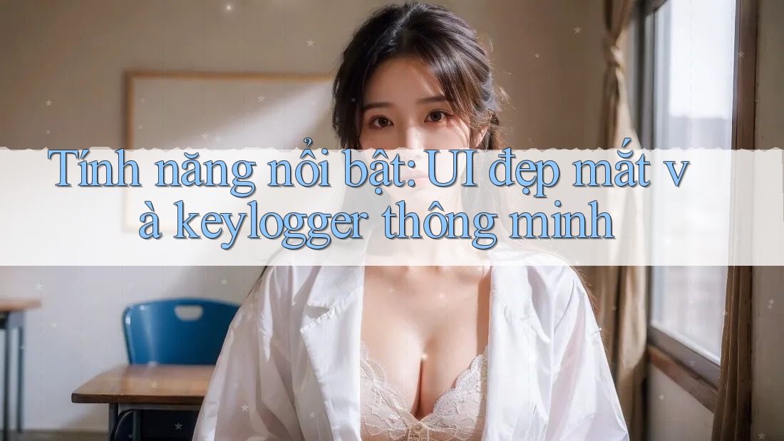 Tính năng nổi bật: UI đẹp mắt và keylogger thông minh Tính năng nổi bật: UI đẹp mắt và keylogger thông minh