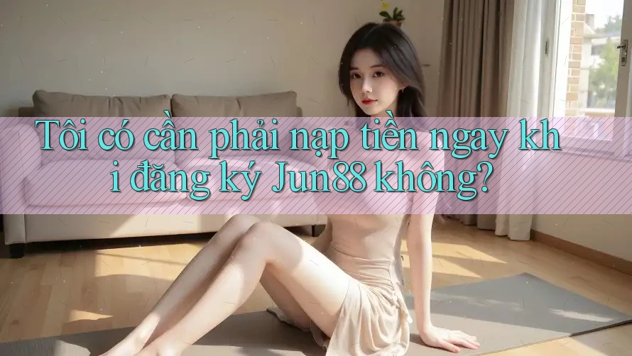 Tôi có cần phải nạp tiền ngay khi đăng ký Jun88 không?