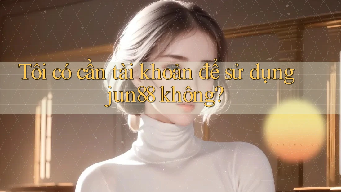 Tôi có cần tài khoản để sử dụng jun88 không? Tôi có cần tài khoản để sử dụng jun88 không?