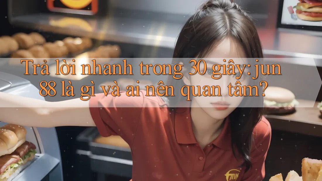 Trả lời nhanh trong 30 giây: jun88 là gì và ai nên quan tâm? Trả lời nhanh trong 30 giây: jun88 là gì và ai nên quan tâm?