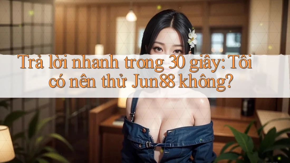 Trả lời nhanh trong 30 giây: Tôi có nên thử Jun88 không?