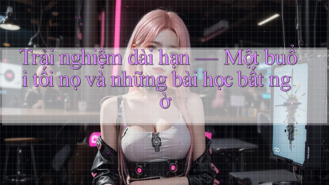 Trải nghiệm dài hạn — Một buổi tối nọ và những bài học bất ngờ Trải nghiệm dài hạn — Một buổi tối nọ và những bài học bất ngờ