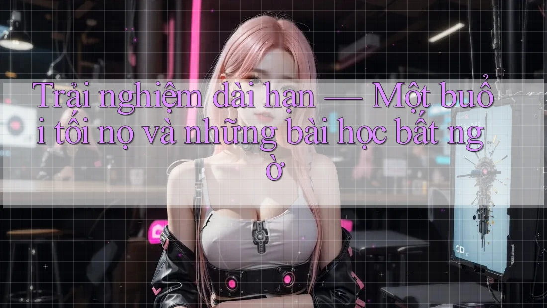 Trải nghiệm dài hạn — Một buổi tối nọ và những bài học bất ngờ Trải nghiệm dài hạn — Một buổi tối nọ và những bài học bất ngờ