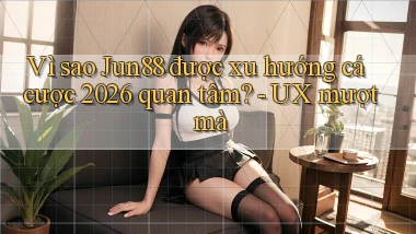 Vì sao Jun88 được xu hướng cá cược 2026 quan tâm   UX mượt mà